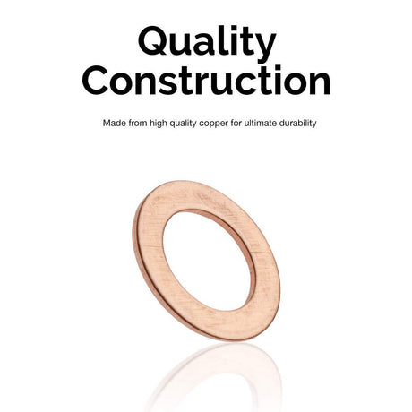 Durable 220-Piece Copper Washer Set for Sump Plugs and Sealing in Engines