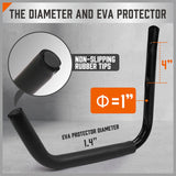  Heavy-duty wall mount hooks for garage organization