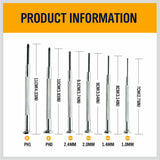 6Pc Precision Mini Screwdriver Kit - Phillips & Flathead for Phone, Watch, and Jewellery Repair, Comes with Storage Case