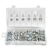150-Piece Stainless Steel Hex Nylon Insert Lock Nut Assortment Kit for Various Applications