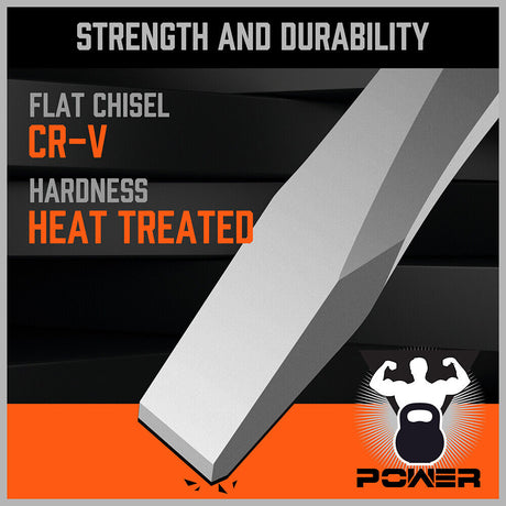 Comprehensive 28-Piece Punch and Chisel Tool Set in Chrome Vanadium Steel