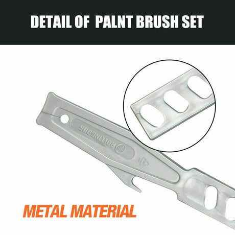 Professional 5-Piece Paint Brushes Set - Includes Various Sizes for Acrylic and Staining, Ideal for Artists and Home Gardening Projects