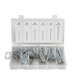 Extensive 555-Piece Cotter Pin Assortment Kit with Various Sizes - Ideal for Securing Mechanisms in Handy Storage Case