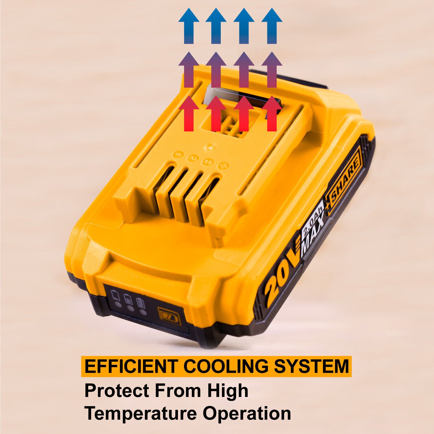 INGCO 20V Lithium-Ion Battery 2.0Ah