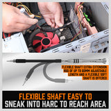 Comprehensive 110-in-1 Precision Screwdriver Kit with Magnetic Handle, Various Bits, and Repair Tools