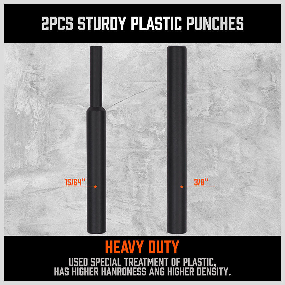 Versatile 22-Piece Hammer and Punch Set with Copper, Plastic, and Brass Heads