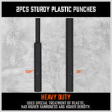 Versatile 22-Piece Hammer and Punch Set with Copper, Plastic, and Brass Heads