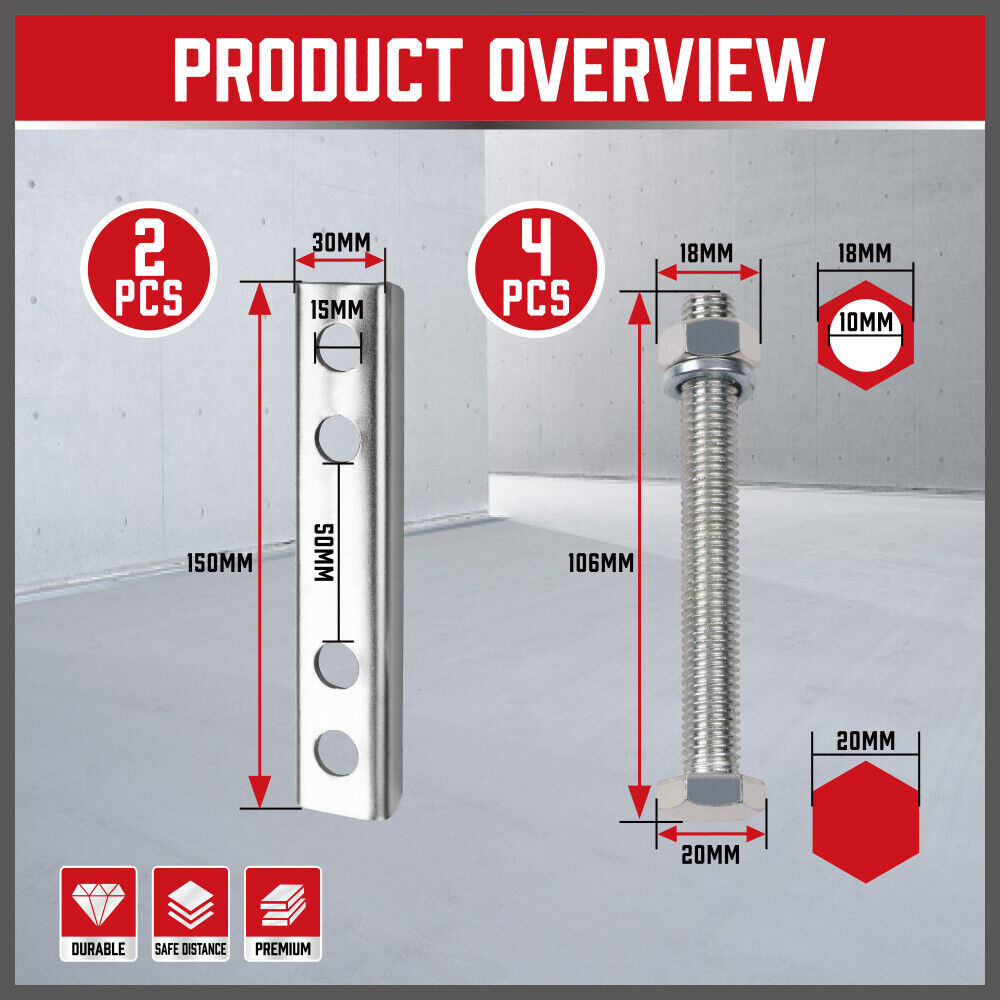 HORUSDY 5000lbs Trailer Caravan Jack Stand, Heavy-Duty with Sidewind Crank and Sturdy Foot Pad