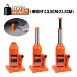 HORUSDY 4-Ton Heavy Duty Hydraulic Bottle Jack with Safety Valve, Engineered Steel Lifting Saddle, and AS/NZS 2693:2007 Certification for Secure and Safe Vehicle Lifting