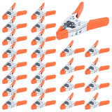 Set of 6 Heavy Duty 6-Inch Spring Clamps with Non-Slip Rubber Grip and 2.5-Inch Jaw Opening for Carpentry and DIY