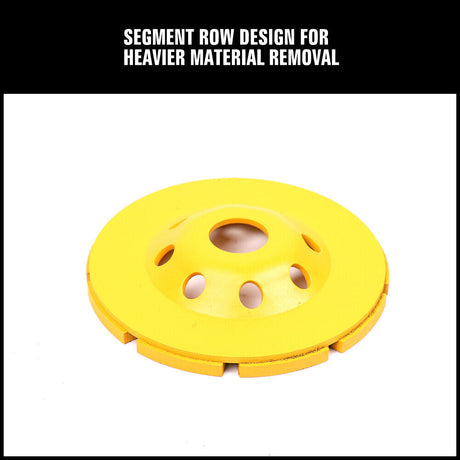 Heavy-Duty 115mm Diamond Concrete Grinding Cup Wheel Disc Segment for Precision Masonry and Granite Work