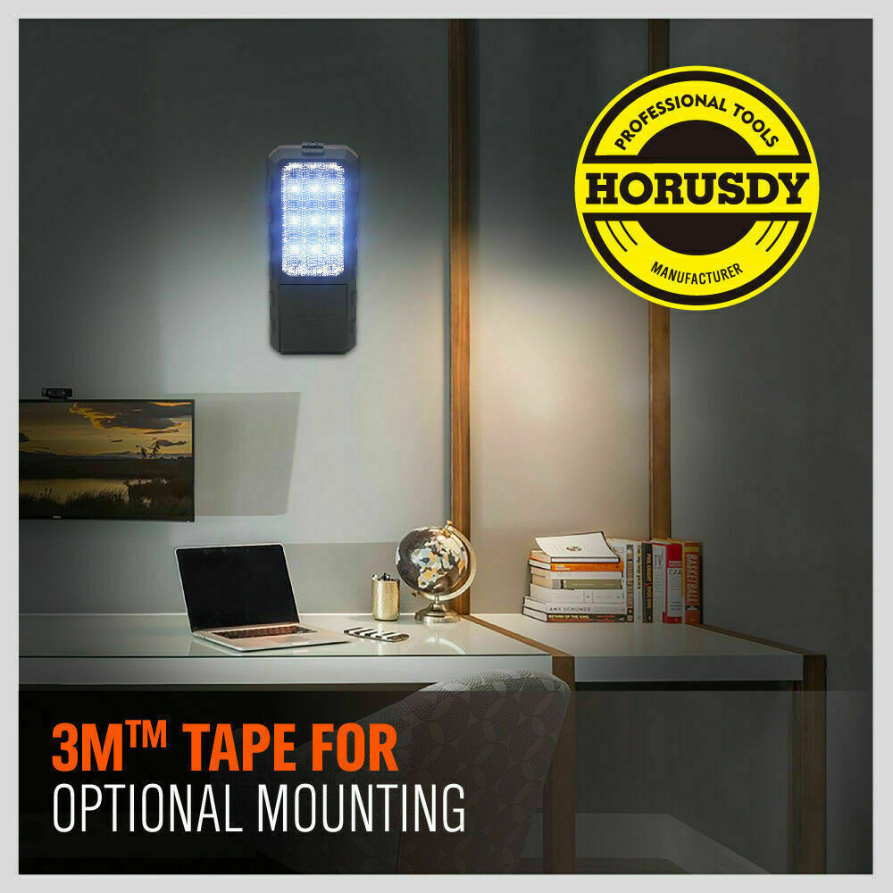 Super Bright LED Light | Portable Magnetic Camping and Garage Work Torch | 175cm x 25cm x 73cm | Auto Repair Light with 9 LED Lights