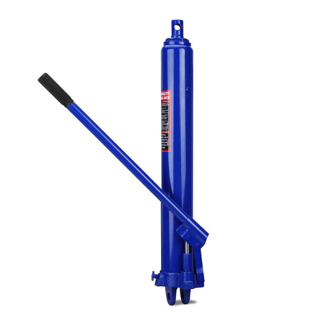 HORUSDY 8 Ton Hydraulic Long Ram Jack, 66cm-116cm Lifting Range, Sturdy Steel Construction, Ideal for Shop Cranes and Engine Hoists
