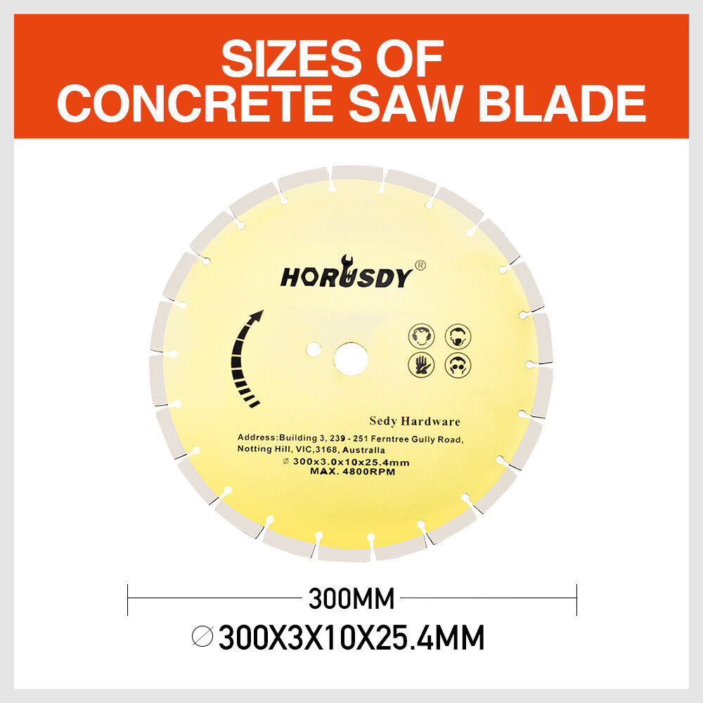 High-Quality 300mm Diamond Concrete Saw Blade for Efficient Masonry Cutting