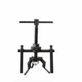 Sturdy steel 3-jaw pilot bearing puller for automotive flywheel, motorcycle wheel, and machinery bearings