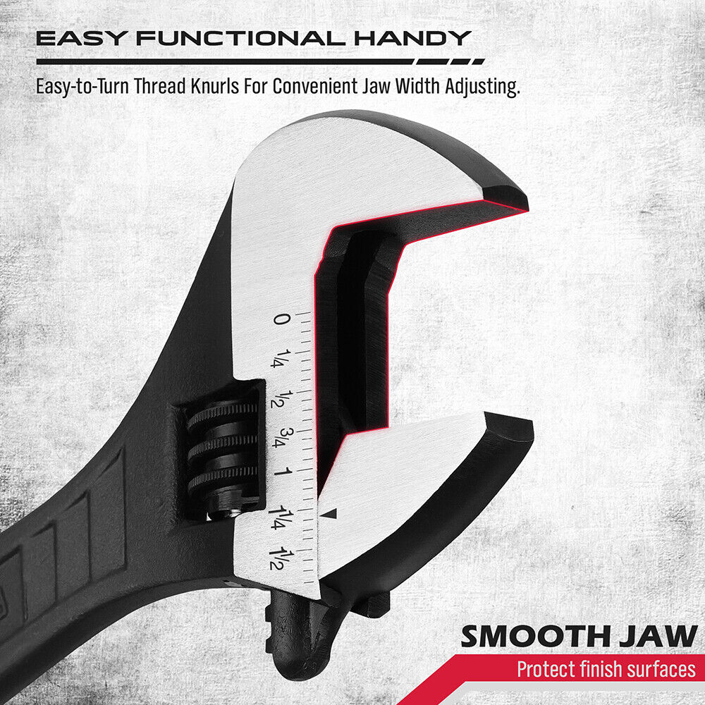 Versatile and Durable SEDY Adjustable Wrench Set in SAE and Metric Sizes