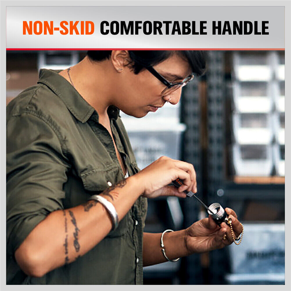 Premium Magnetic Torx Screwdriver Set - Tamper Proof Star Key, S2 Steel, comfortable grip, organized storage in cloth bag.