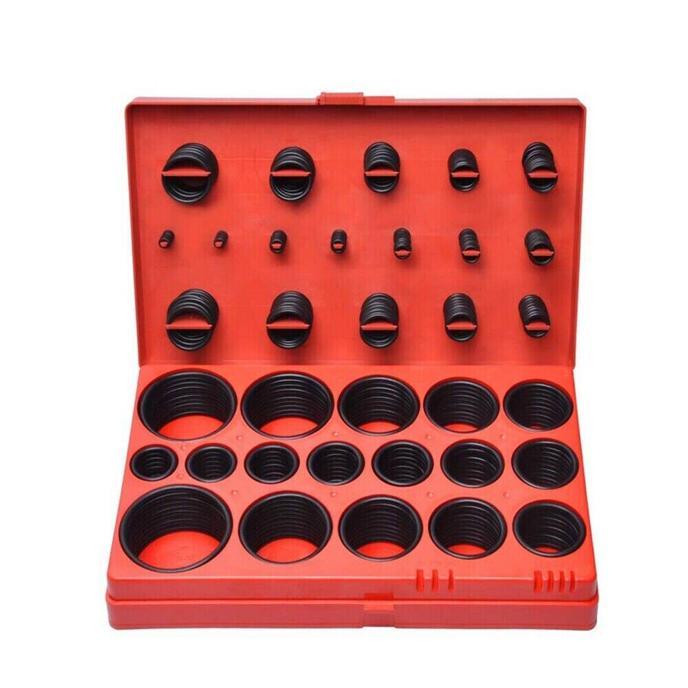 Extensive 419 Piece Metric Rubber O-Ring Kit for Automotive and Industrial Applications