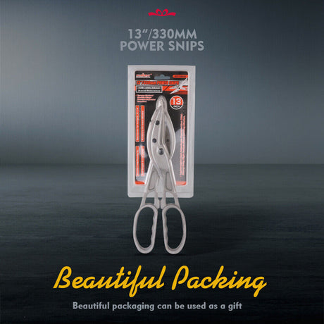 Heavy Duty 13-Inch Metal Sheet Cutter with High-Carbon Blades for Cutting Tin, Copper, and Aluminium