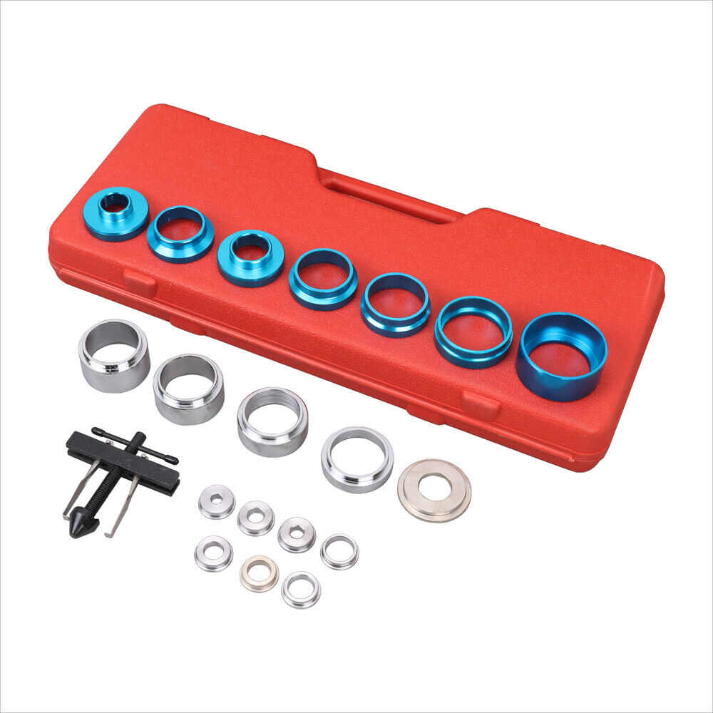 20-Piece Crank Oil Seal Remover and Camshaft Installation Kit with Adapters and Puller, Made of Heavy-Duty Carbon Steel