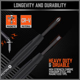 6Pc Precision Screwdriver Kit for Electronic Repairs - Includes Phillips & Slotted Drivers with Magnetic Tips and Storage Case