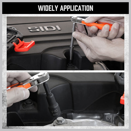 HORUSDY 47-Piece Magnetic Nut Driver Set - Versatile Drill Bits and Extensions with Durable Chromium Vanadium Steel Construction