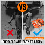 Set of three non-slip, flexible silicone tool trays in different sizes for organizing parts and tools in a workshop.