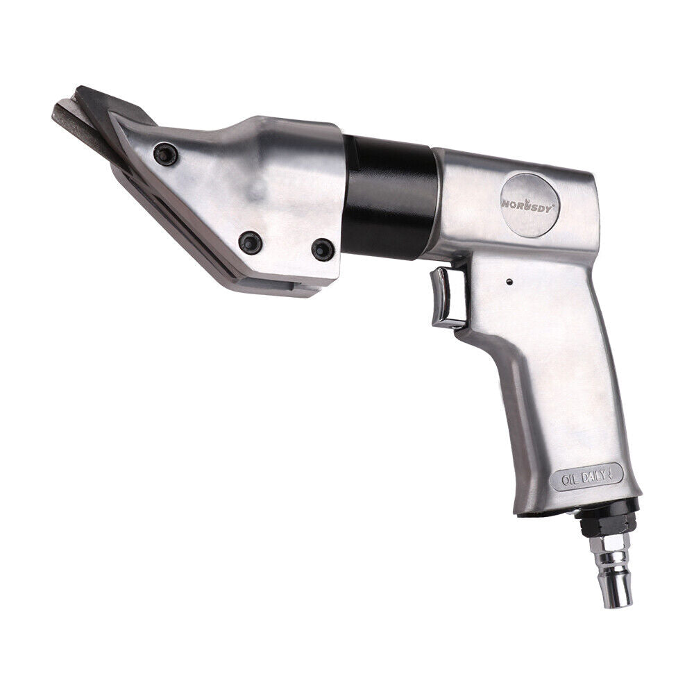 HORUSDY Professional Air Metal Shears for Cutting Steel and Aluminium Sheets, featuring a 90° Cutting Angle, 2500 rpm Speed, and Ergonomic Design