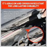 Close-up of the 10-inch Crow Bar Nail Puller's Precision Tip for Easy Nail Removal