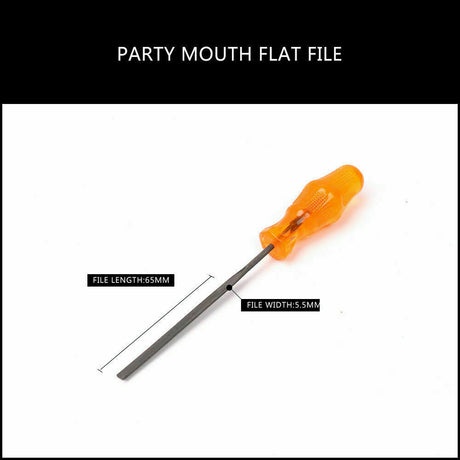 6Pc Mini Needle File Set in Alloy Steel - Ideal for Woodworking, Carving, and Craft Projects with Ergonomic Grips