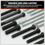 46-Piece Professional Harmonic Balancer and Gear Puller Set, featuring various pullers, bolts, and adapters for automotive maintenance and repair