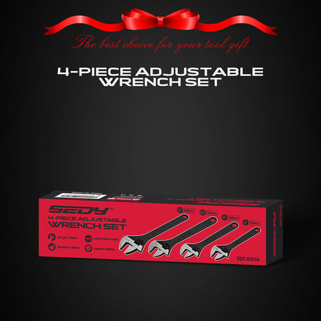 Versatile and Durable SEDY Adjustable Wrench Set in SAE and Metric Sizes