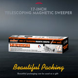 HORUSDY Magnetic Sweeper, 17-Inch Telescoping Design, 8.8Lbs Magnetic Force, Ideal for Construction Sites and Workshops