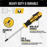 HORUSDY 13-Piece Magnetic Torx Screwdriver Set, T5-T40 Star Sizes, with Chromium Molybdenum Vanadium Steel and Magnetizer Demagnetizer Tool