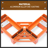 Durable 90° Degree Corner Clamp in Aluminium Alloy - Versatile for Welding, Woodworking, and DIY Projects with Quick Release Feature