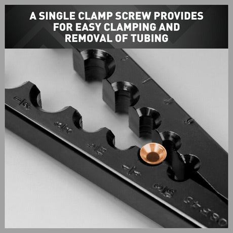 Professional Eccentric Flaring Tool Kit - Creates 45 Degree Flares in Soft Tubing, Sizes 3/16" to 3/4", Durable Design