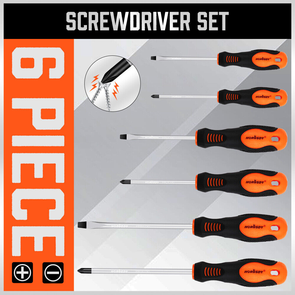 HORUSDY 6Pc Magnetic Screwdriver Set