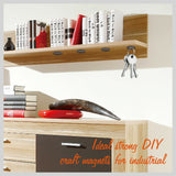 Pack of 50 Strong Round Flat 18mm Disc Magnets - Ideal for DIY Crafts, Office, and Fridge, with Beveled Edges for Safety