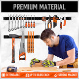 HORUSDY 4-Piece 12-Inch Magnetic Tool Holder Set - Durable Alloy Steel Strips for Efficient Garage and Workshop Tool Organization