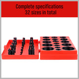Extensive 419 Piece Metric Rubber O-Ring Kit for Automotive and Industrial Applications