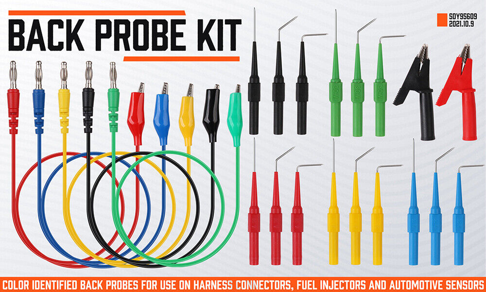 22-Piece Automotive Back Probe Kit for Electrical Testing and Diagnosi ...