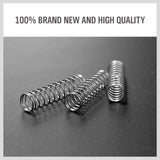 HORUSDY 200-Piece Spring Kit, Diverse Compression and Extension Springs, in Organized Case, for Bicycles, Locks, Automotive and More