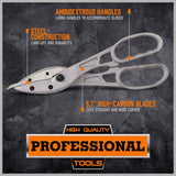 Heavy Duty 13-Inch Metal Sheet Cutter with High-Carbon Blades for Cutting Tin, Copper, and Aluminium