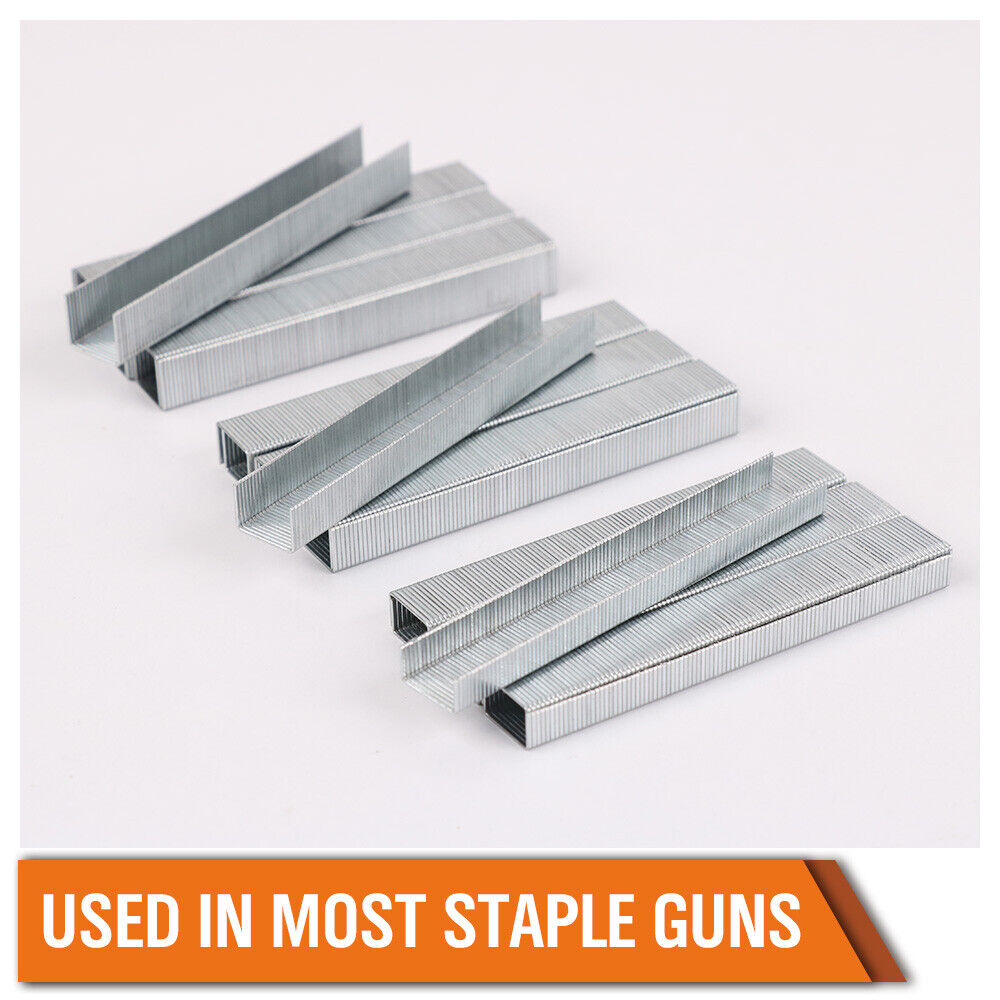 Bulk Pack of 6300 Door-Shaped Staples in 6mm, 8mm, 10mm Sizes - Ideal for Staple Guns in Upholstery Work