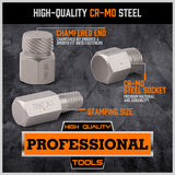 HORUSDY 25-Piece Screw Extractor Kit with Chrome Molybdenum Steel Bits and Durable Carrying Case for Efficient Bolt Removal