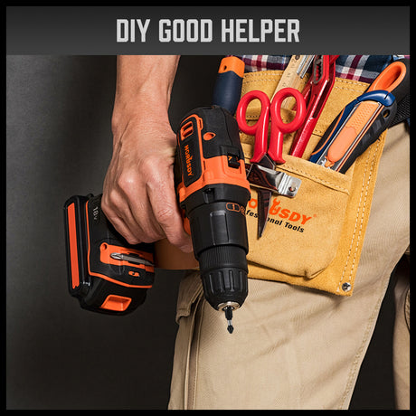 Comprehensive 26-Piece Impact Screwdriver Bit Set with Drill Bits and Magnetic Holder for Secure Fastening