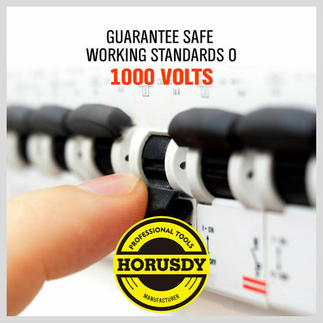 6pc Insulated Screwdriver Set with Magnetic Tips and VDE 1000V Rating