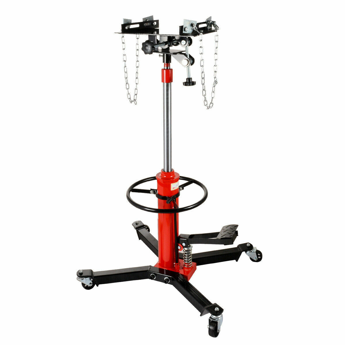 Hydraulic Transmission Jack Stand with 360 Degree Rotation and Adjustable Height for Engine Lifting