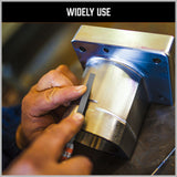 7Pc Mini Needle File Set with Interchangeable Handle - 157mm Long, Ideal for Wood and Metal Carving