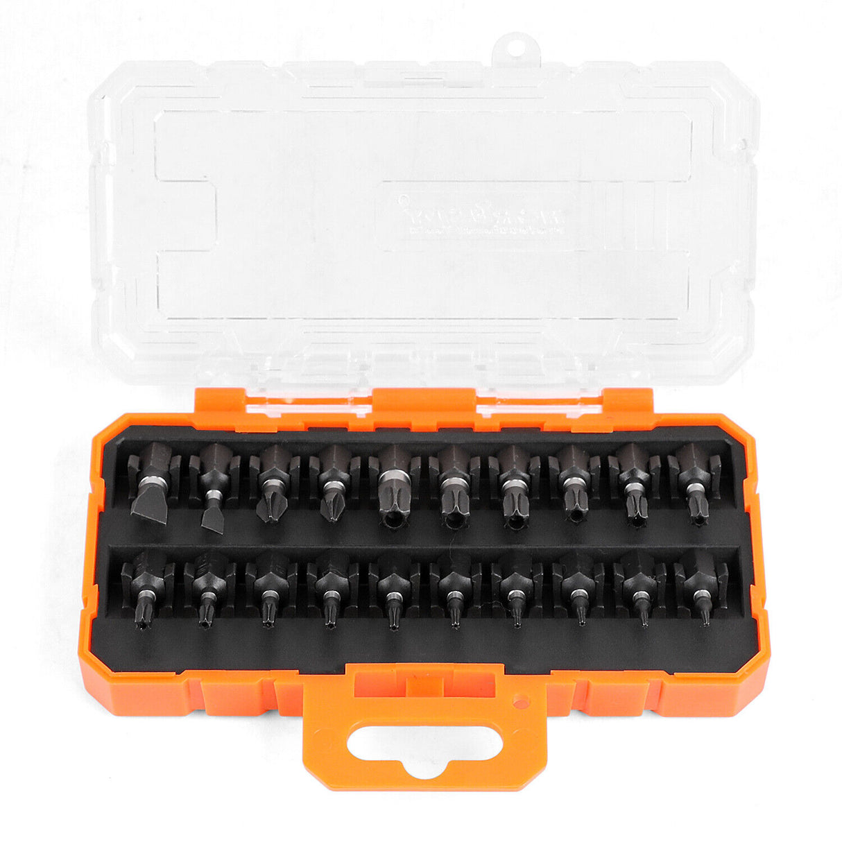 HORUSDY 20-Piece Torx Bit Star Screwdriver Set, Impact-Resistant Hex Shank Design with Durable S2 Alloy Steel Bits, Including Tamper-Resistant Star, Phillips, and Slotted Bits